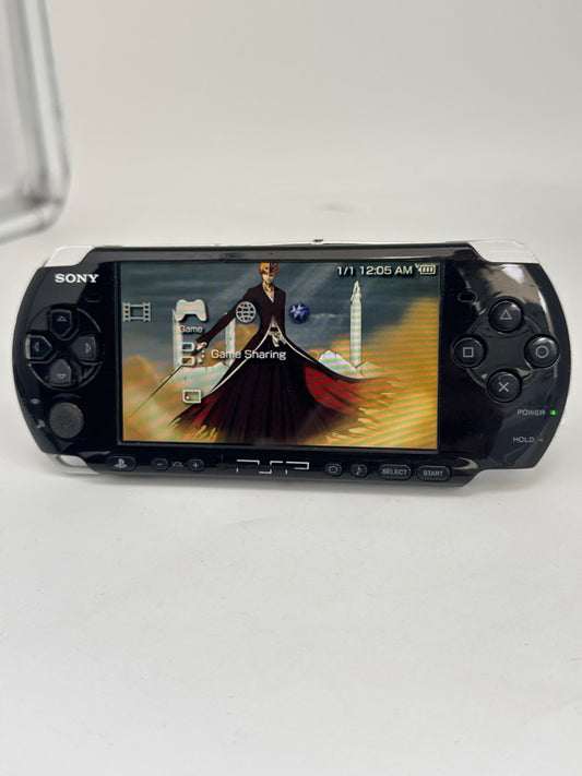 Sony PSP-3001 Black Console #82 w/ 1200mAh Battery AS IS LEFT SIDE DOESN'T WORK