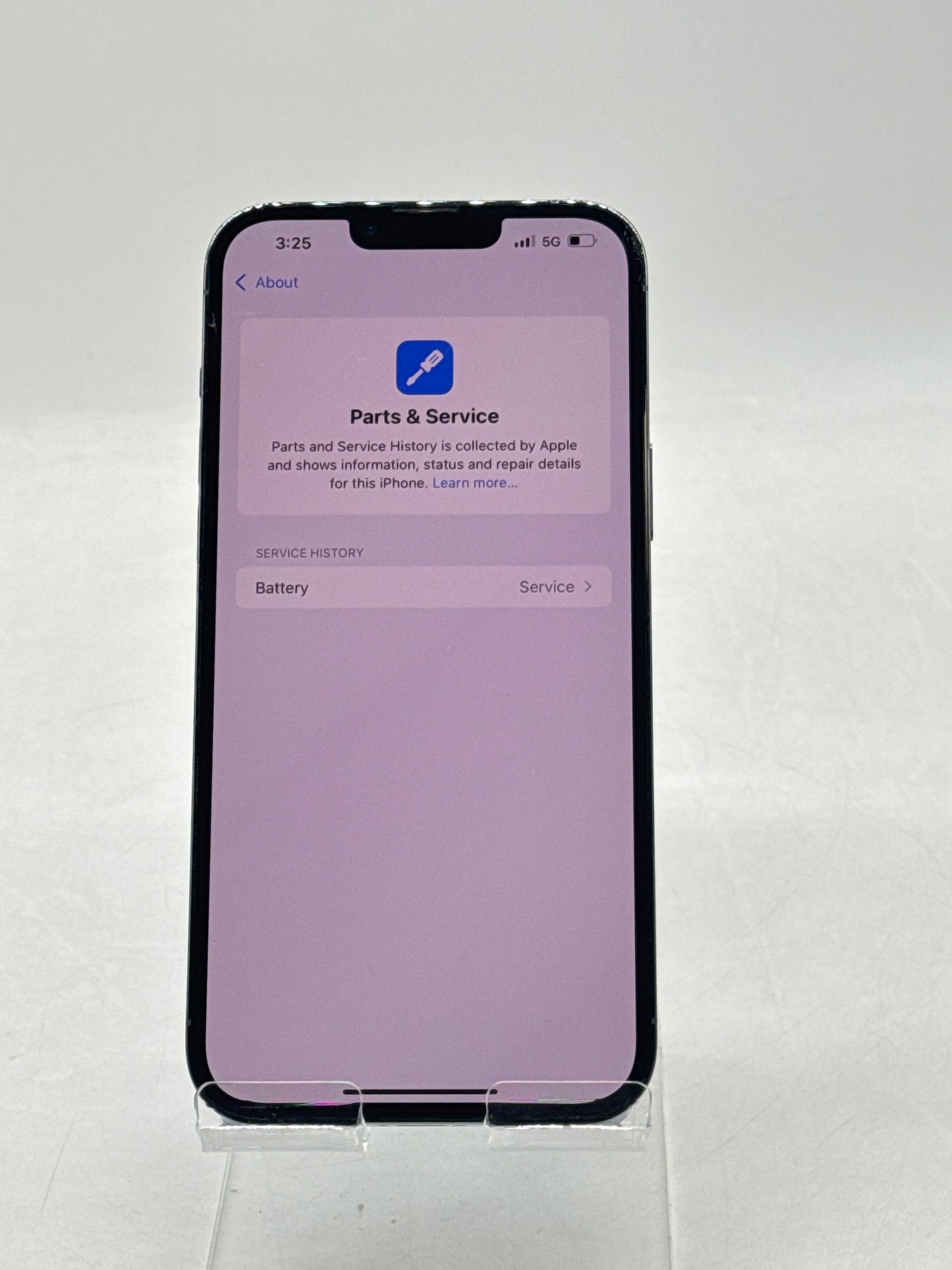 Unlocked Apple iPhone 13 Pro Max A2484 256GB Sierra Blue - Service Battery 77%