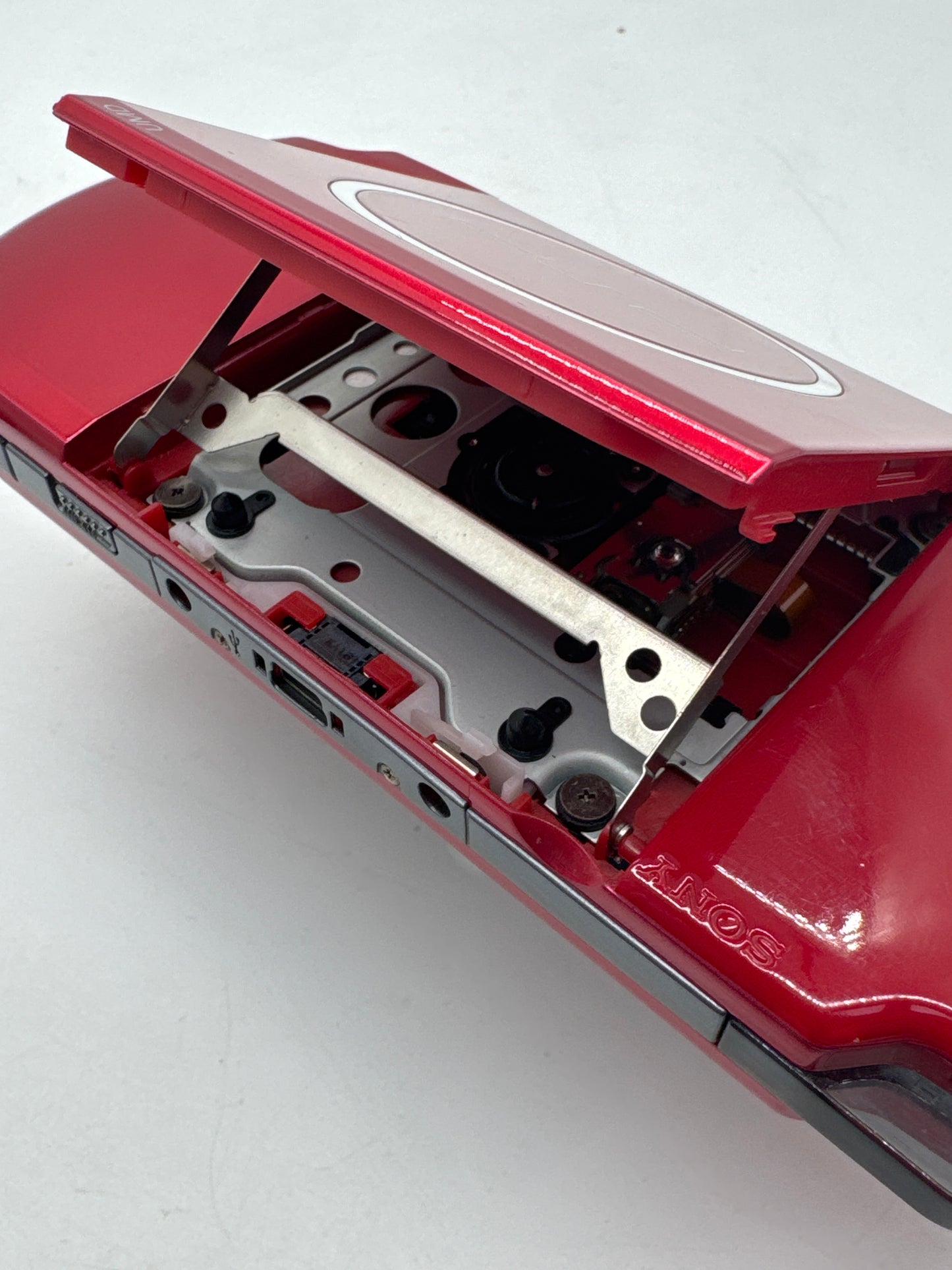 Sony PlayStation Portable PSP-3000 Red Console #364 w/2400mAh Battery & Charger