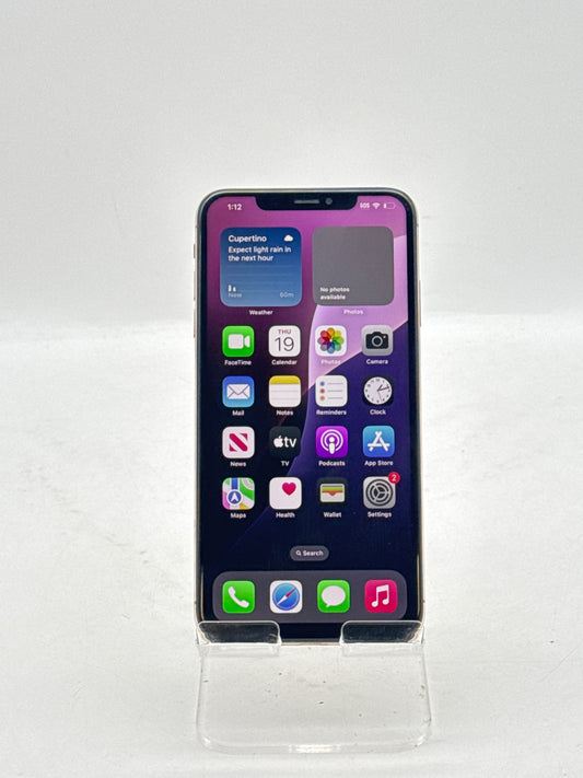 Unlocked Apple iPhone XS Max A1921 64GB Gold 80% Battery Health !Read