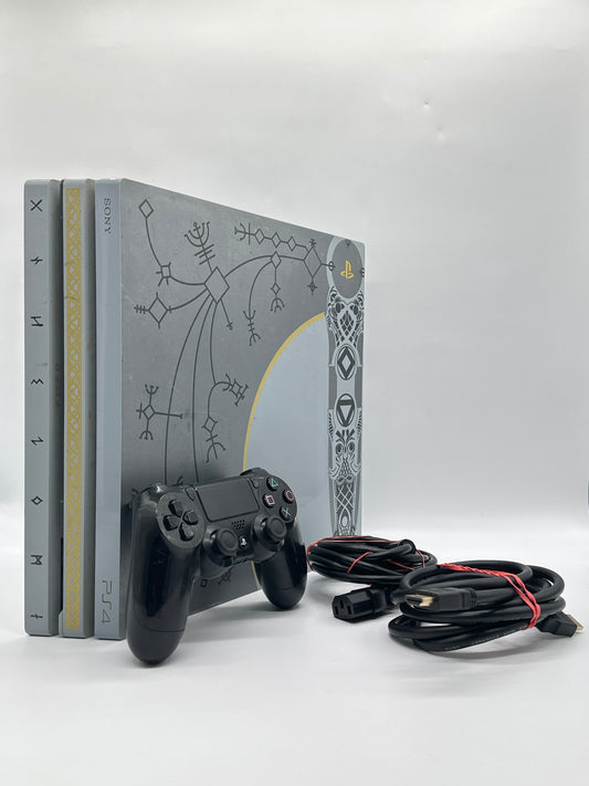 Sony PlayStation 4 Pro (PS4) CUH-7115B God of War Edition w/Controller & game
