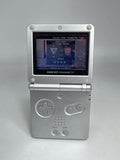 Nintendo Game Boy Advance SP AGS-001 Silver Console with Charging Cable image 1