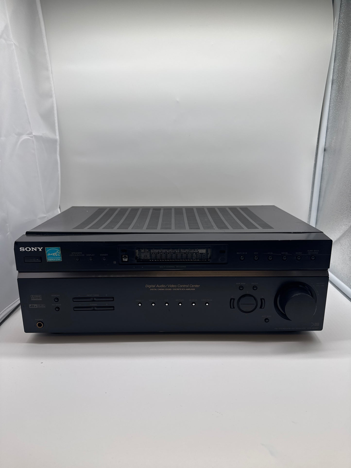 Used Sony STR-DE597 AV Receiver 220W Home Theater Stereo 6.1 Channel - Read