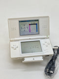 Nintendo DS Lite USG-001(JPN) Polar White Console - Bad left Bumper image 1
