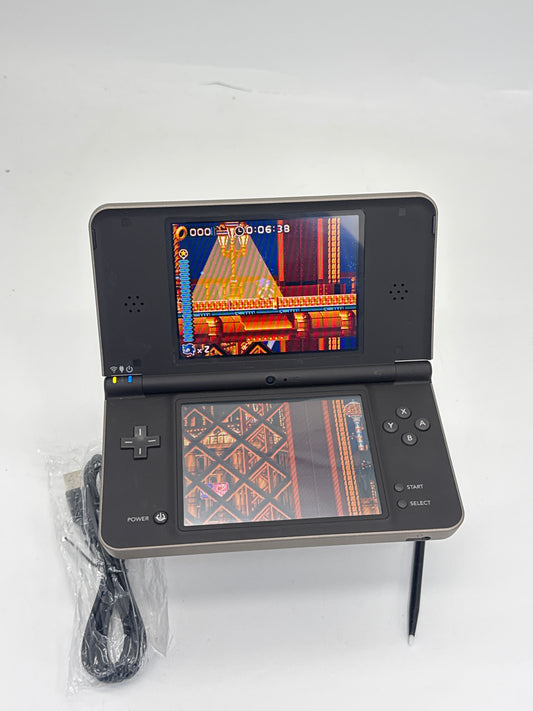 Nintendo DSi LL UTL-001(JPN) Brown Console #426 w/ Stylus & Charger Yellow Tint AS IS