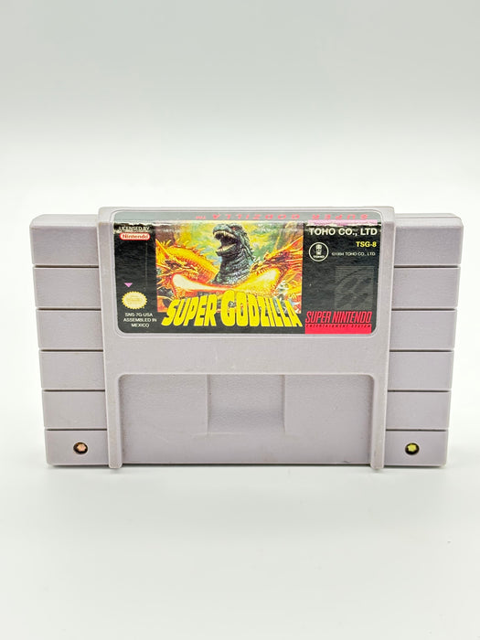 Super GODZILLA Super Nintendo SNES Game Cartridge Free Shipping