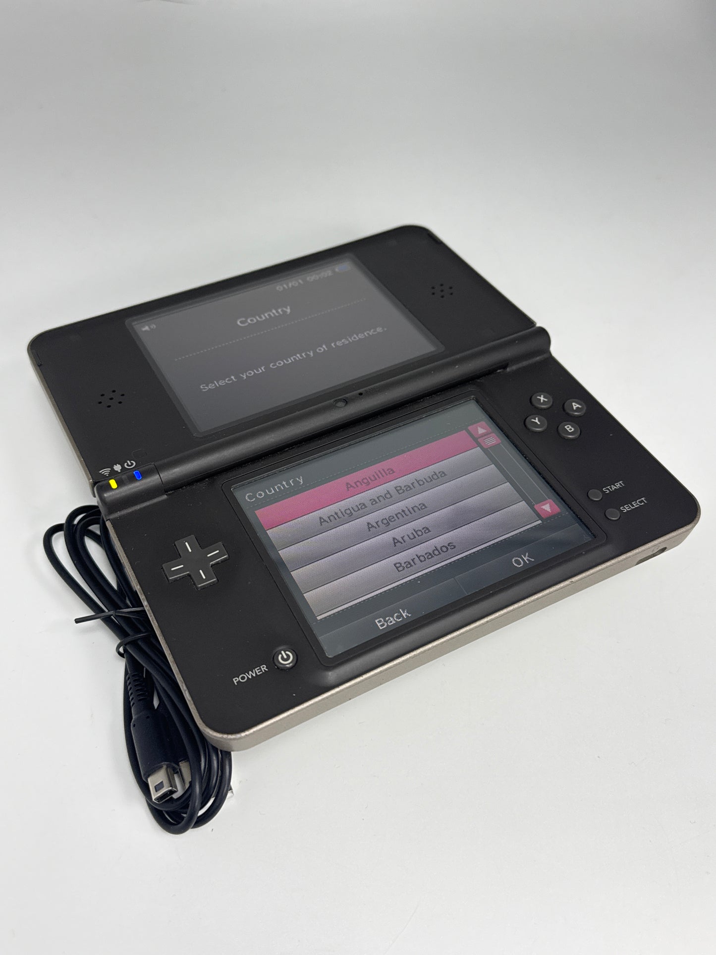 Nintendo DSi LL DS Dark Brown w/ Charger No Stylus Console #17