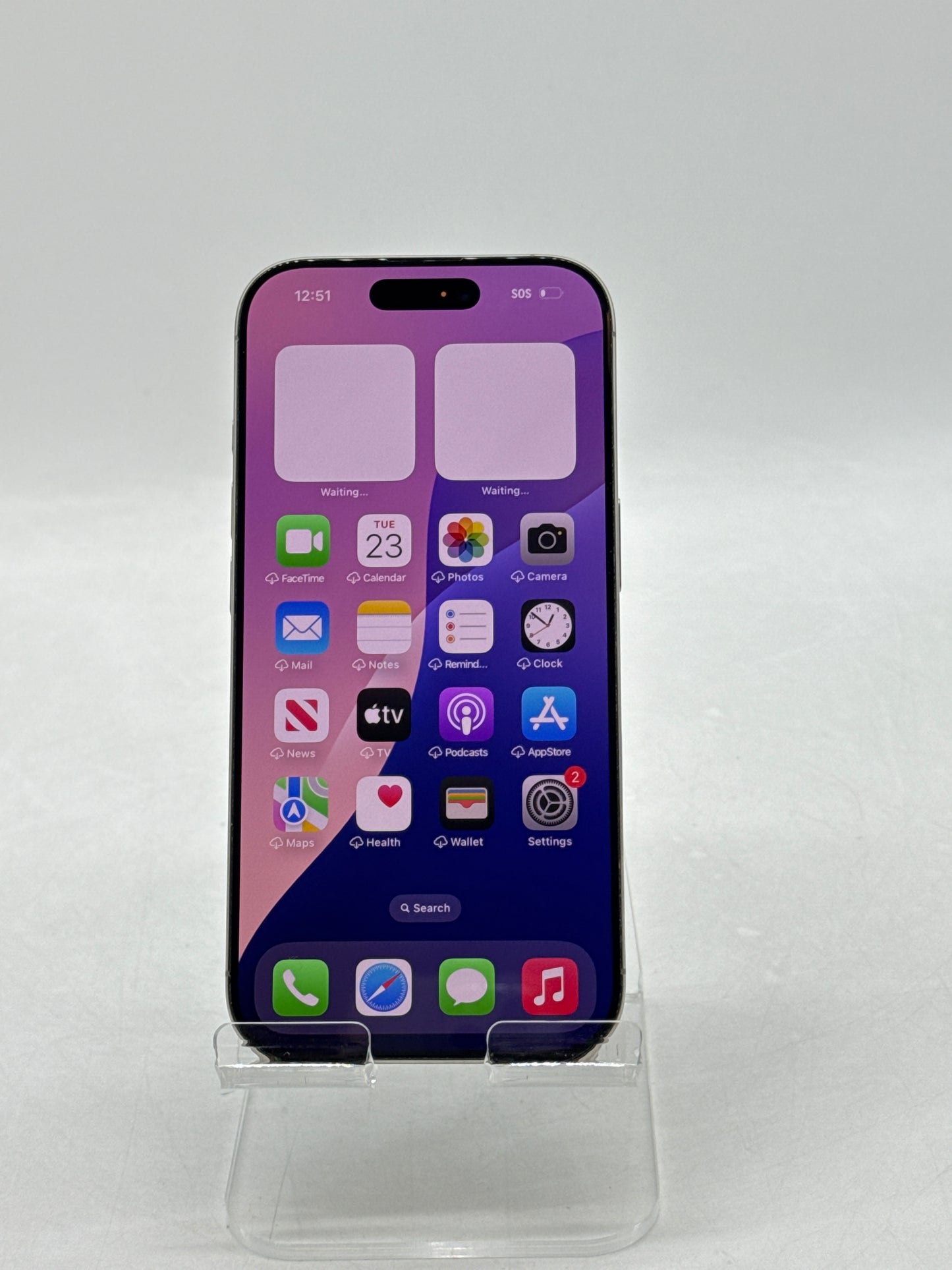 Unlocked Apple iPhone 16 Pro A3083 128GB Natural Titanium 96% Battery Health