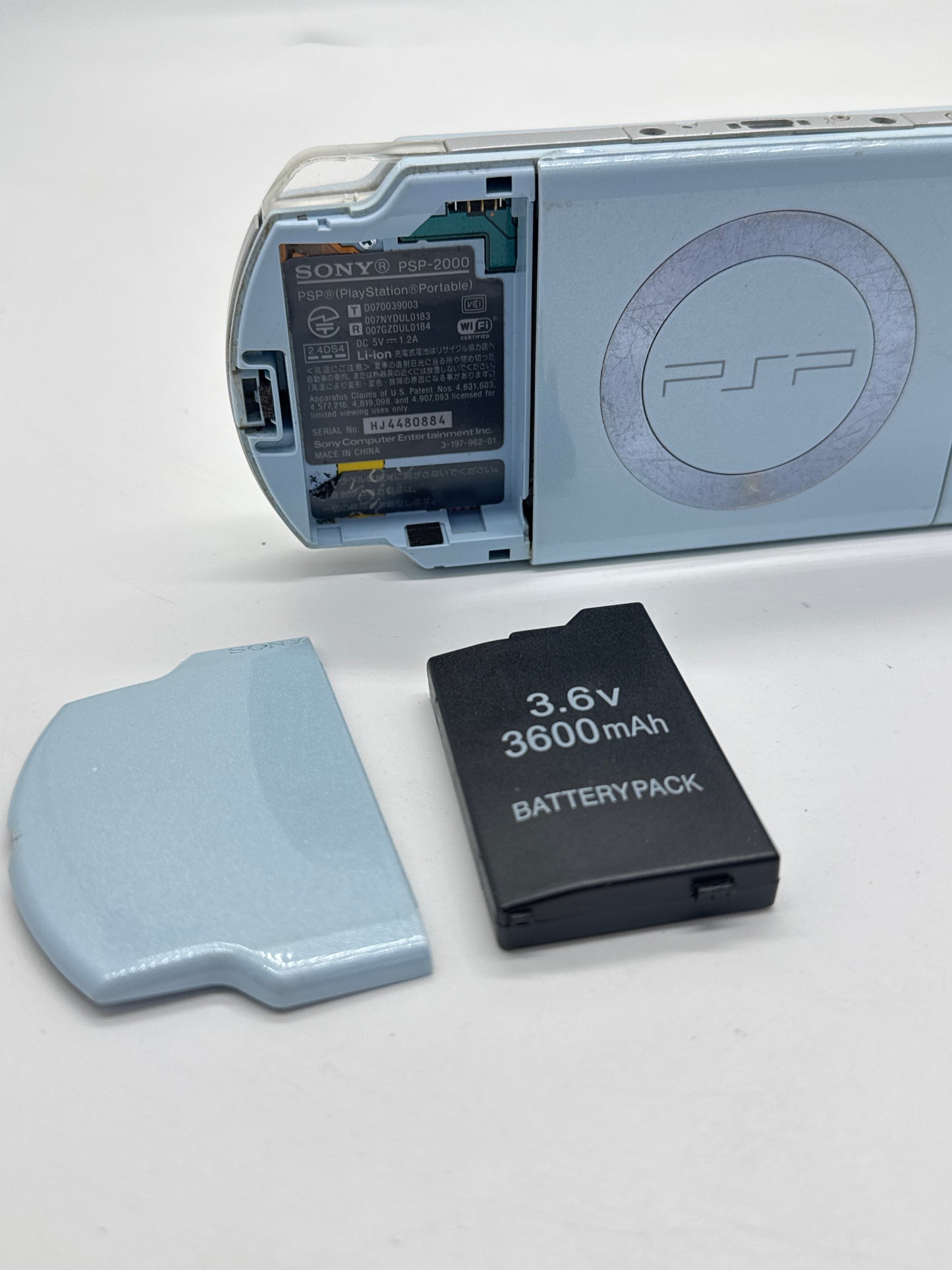 Sony PSP-2000 Blue Console #92 BAD DISC DRIVE FLIMSY POWER BUTTON  READ AS IS