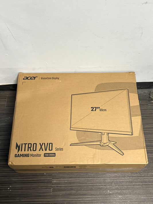 New Acer Nitro 27" FHD 200Hz 0.5ms FreeSync Premium IPS Gaming Monitor Black