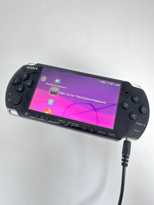 Sony PSP-3010 Black Console #246 No Battery or Lid No Charger BAD UMD AS IS