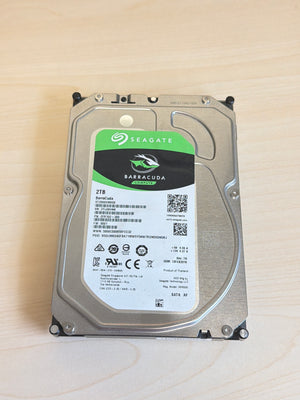 Seagate BarraCuda 2TB 3.5 SATA III 7200RPM Hard Drive ST2000DM008 - Used
