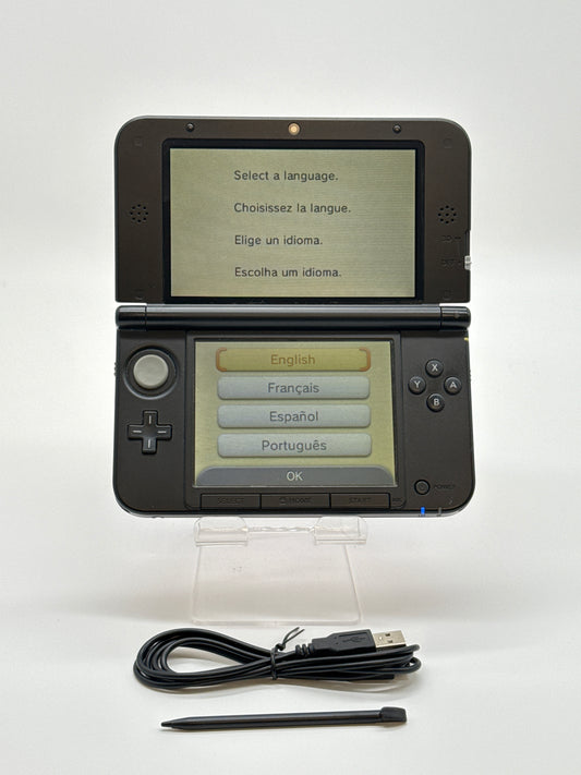 Nintendo 3DS XL LL SPR-001(JPN) Red/Black Console #36