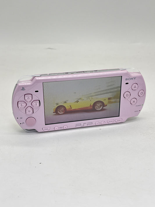 Sony PlayStation Portable PSP-2007 Pink Console #386 w/ OEM 1200mAh Battery