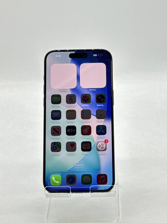 Unlocked Apple iPhone 15 Pro Max A2849 256GB Blue Titanium 85% Battery Health