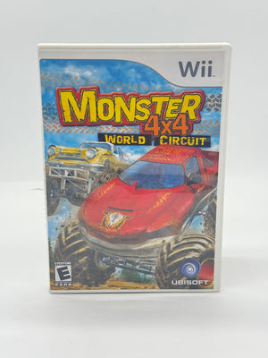Monster 4X World Circuit Nintendo Wii Game Free Shipping