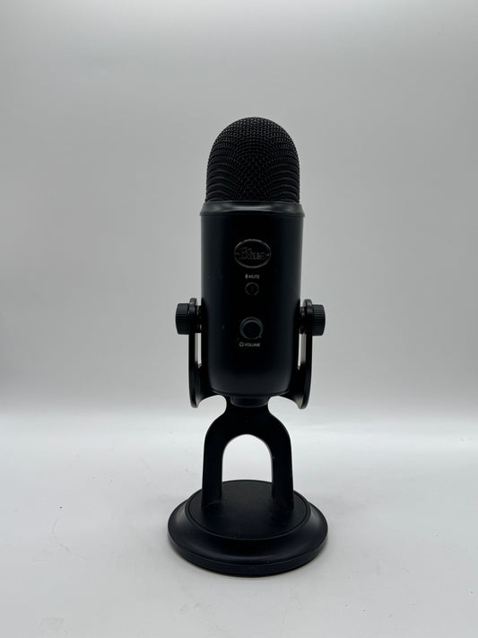 Logitech Yeti Nano Blue Condenser Cardioid Microphone Black
