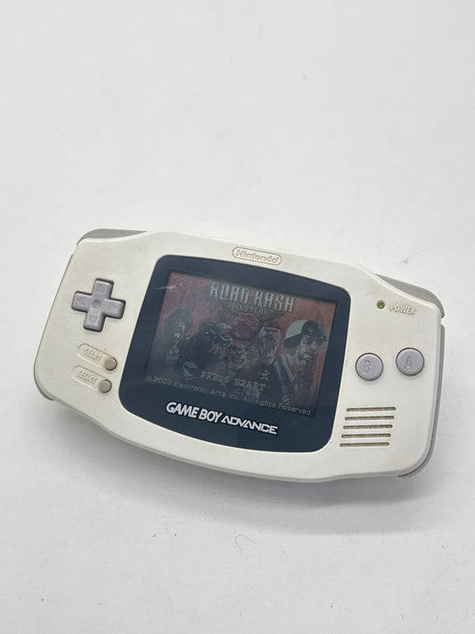 Nintendo Game Boy Advance AGB-001 White Console #633 Powers On When Toggle AS IS