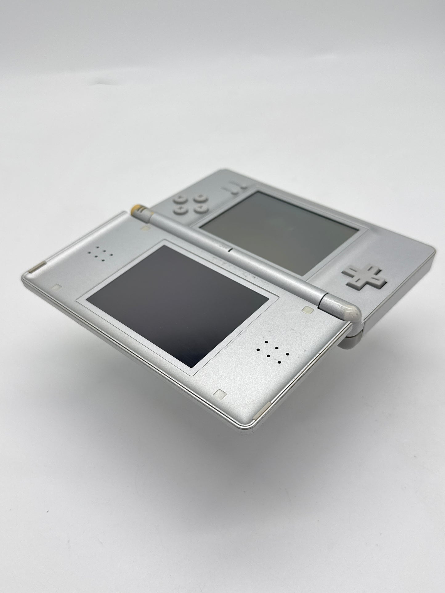 Nintendo DS Lite USG-001 Silver Console #63 w/ Stylus & No Charger