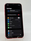 Unlocked Apple iPhone 11 A2111 256GB Red - White Spot, Service Battery 77% image 2
