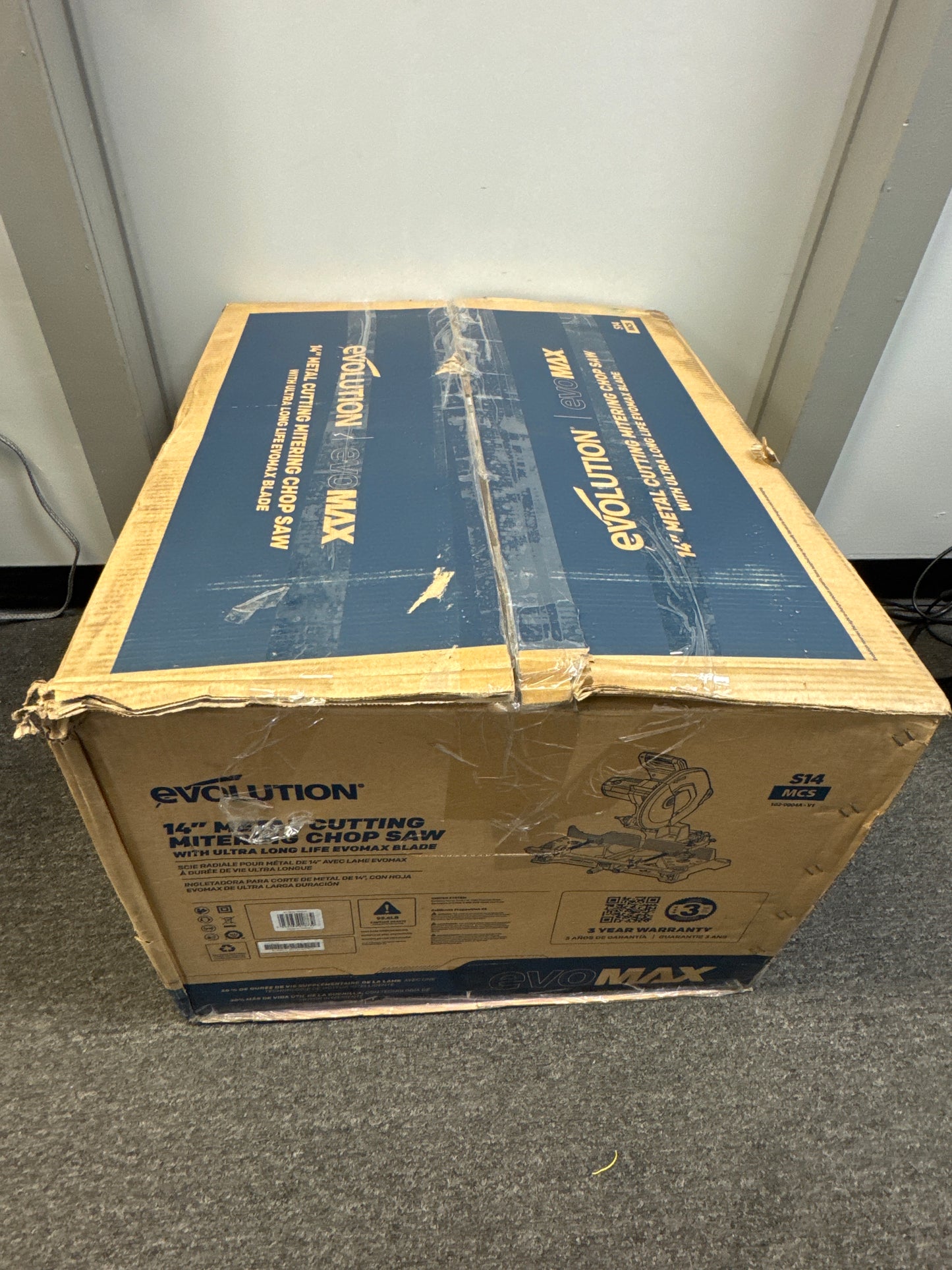 Evolution S14MCS: Metal Cutting Mitering Chop Saw With 14 in. EVOMAX14ST Blade