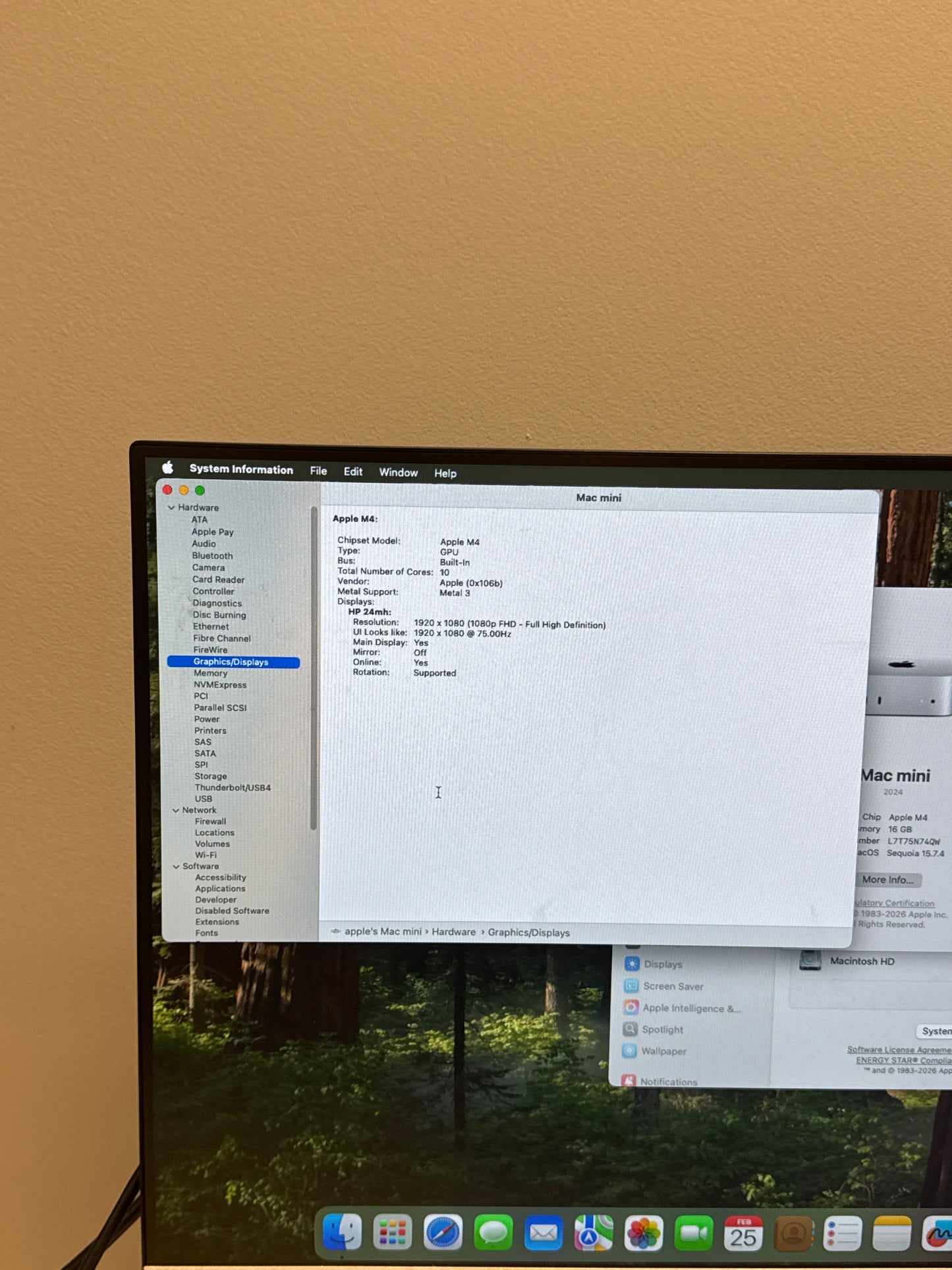 2024 Apple Mac Mini A3238 M4 10C-CPU 10C-GPU 256GB SSD 16GB RAM