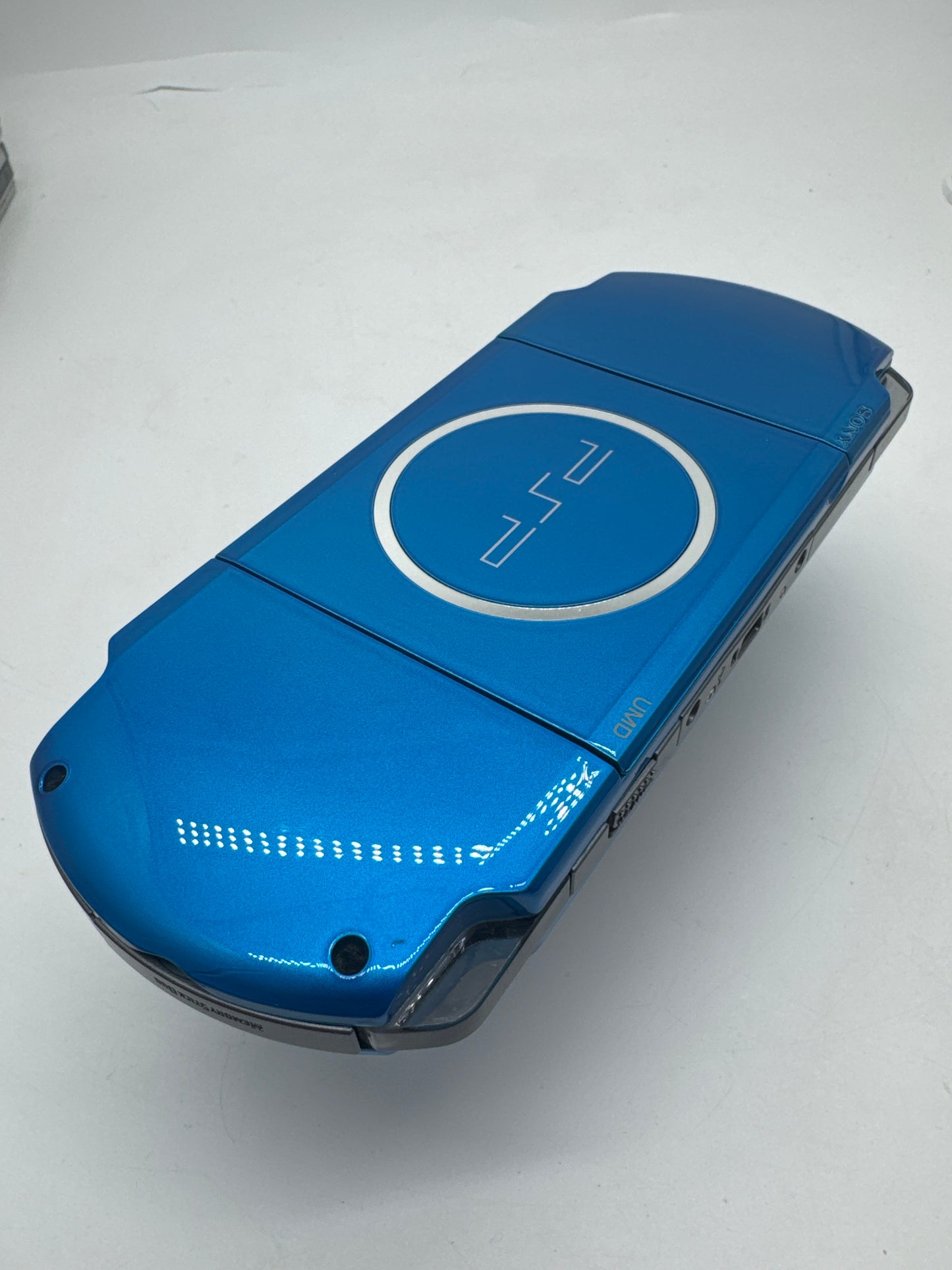 Sony PSP-3000 Blue Console #291 w/ 2400mAh Battery No Charger NOISY DISC DRIVE