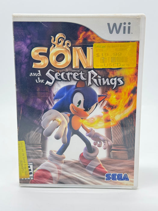 Sonic and the Secret Rings Nintendo Wii Game Free Shipping