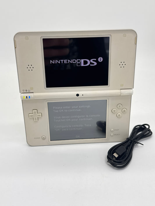 Nintendo DSi LL DS Natural White w/ Charger No Stylus Console #16