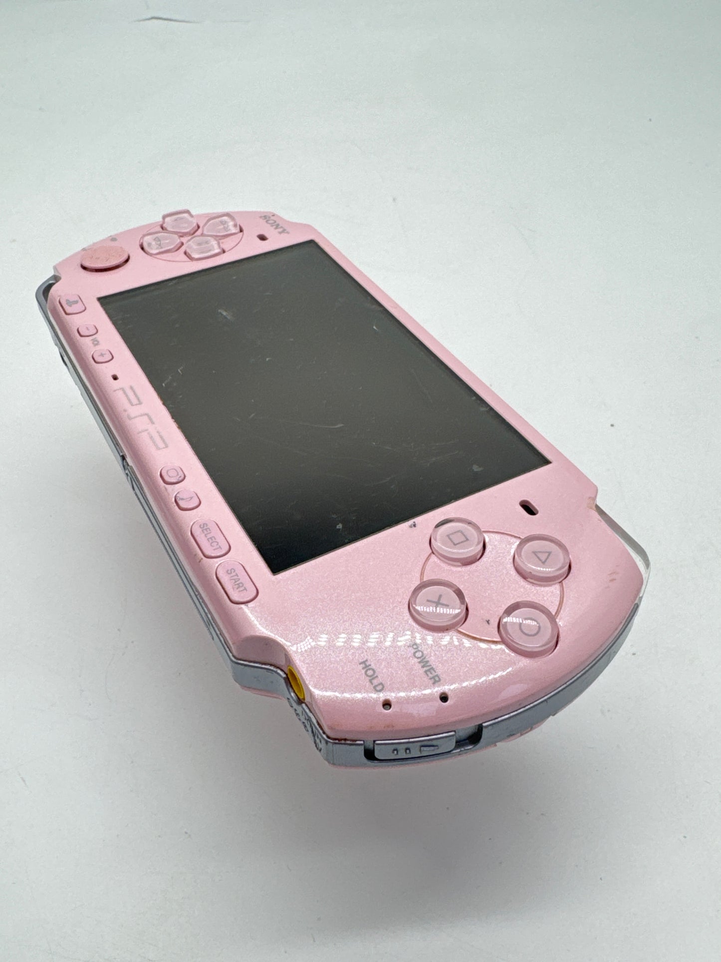 Sony PSP-3000 Pink Console #257 No Battery or Lid No Charger BAD DISPLAY AS IS