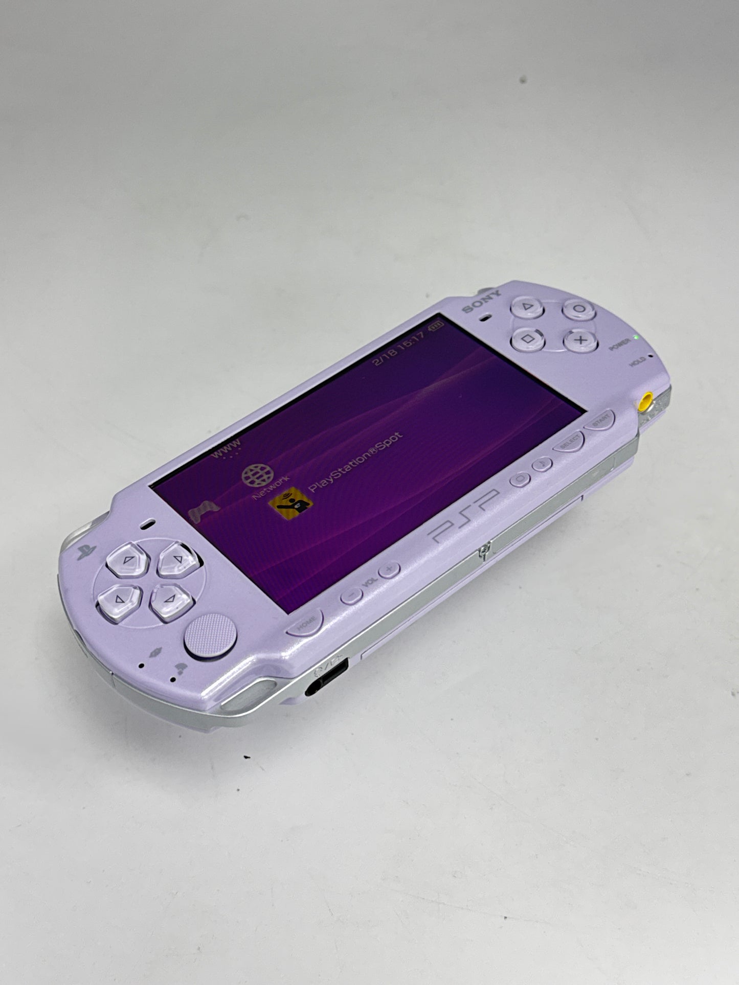 Sony PlayStation Portable PSP-2000 Lavender Console #385 w/ OEM 1200mAh Battery