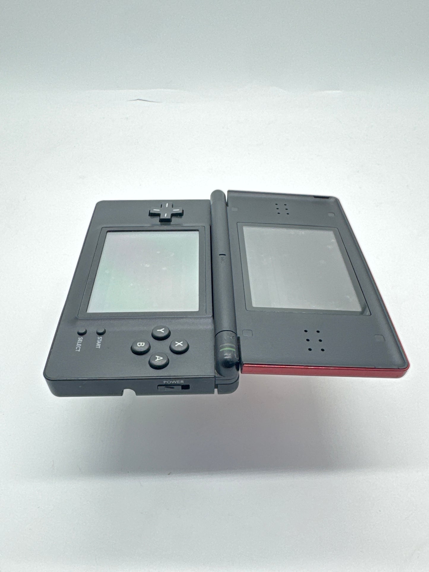 Nintendo DS Lite USG-001 Crimson Red Black Console #54 AS IS Touchscreen Not Working