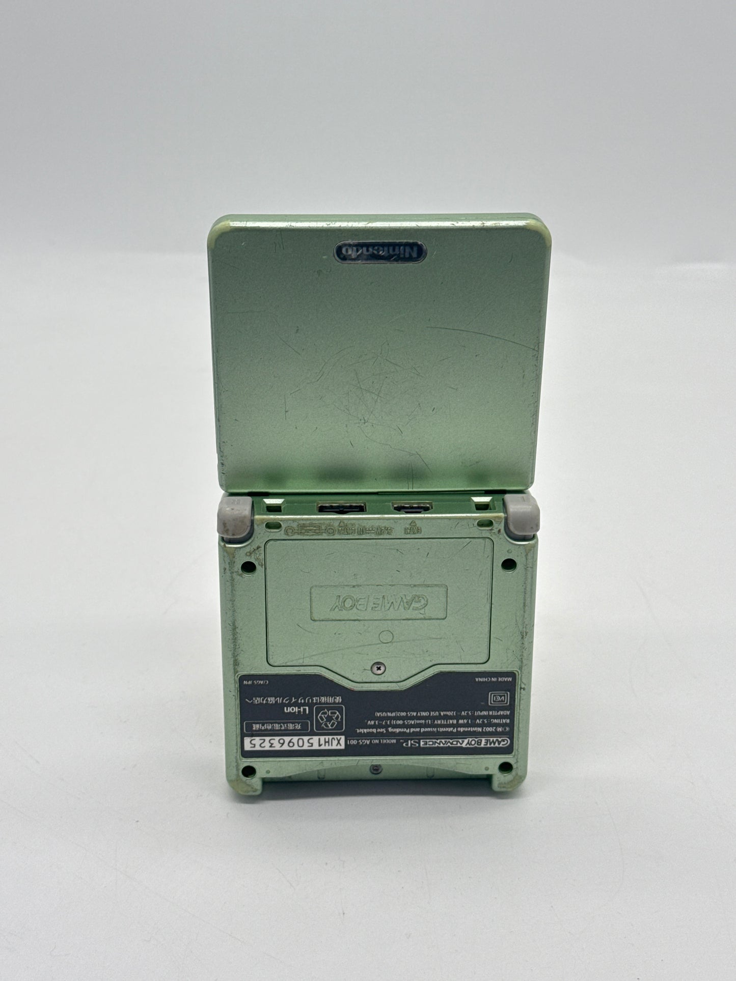Nintendo Game Boy Advance SP AGS-001 Green Console #652 w/ Charger