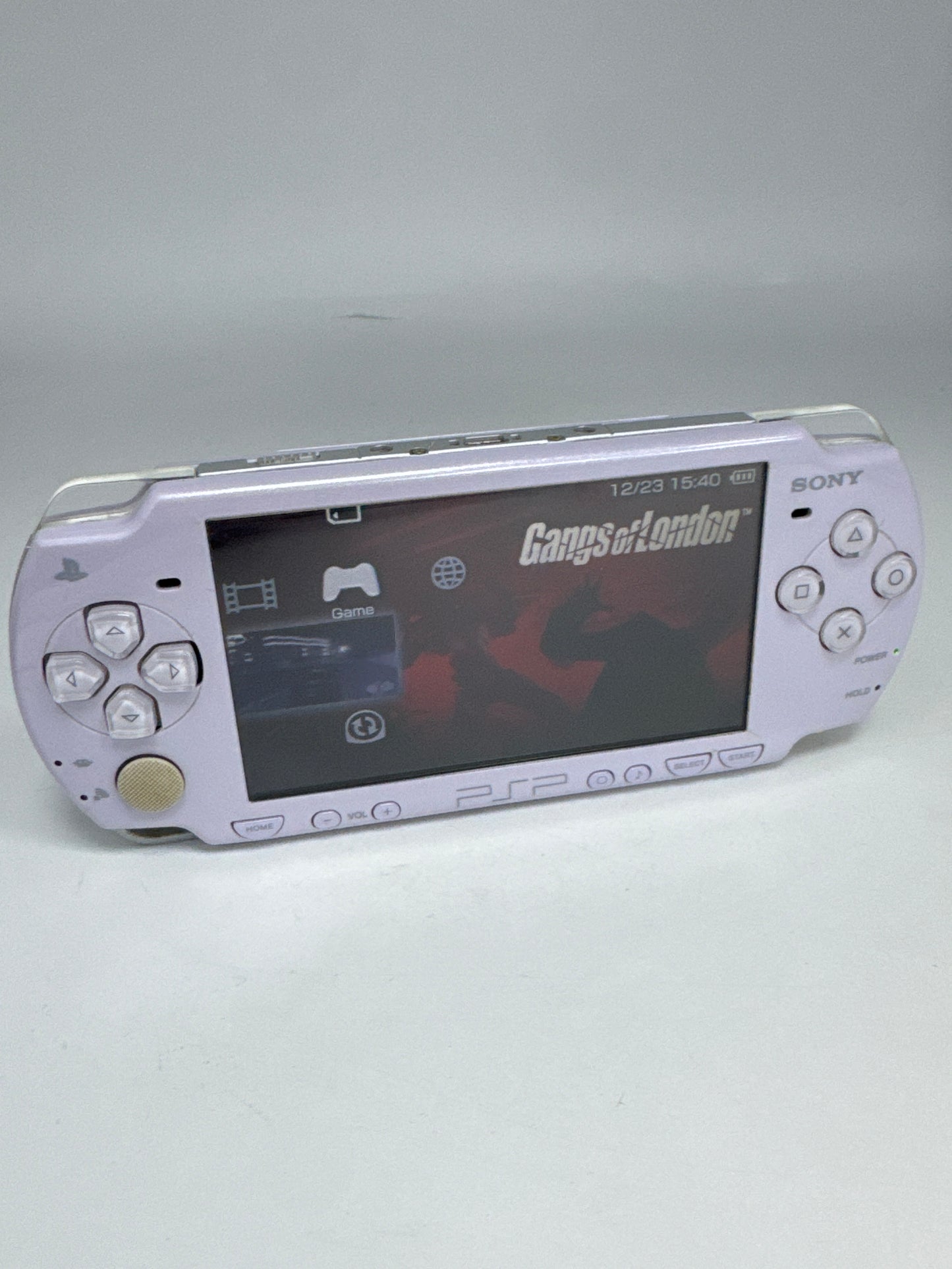 Sony PlayStation Portable PSP-2000 Lavender Purple Console w/ 2400mAh Battery #92