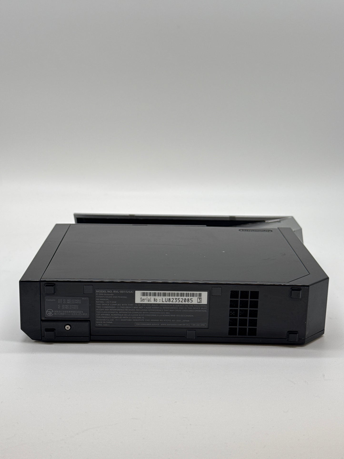 Nintendo Wii RVL-001 Black w/ Controller & Accessories - Untested