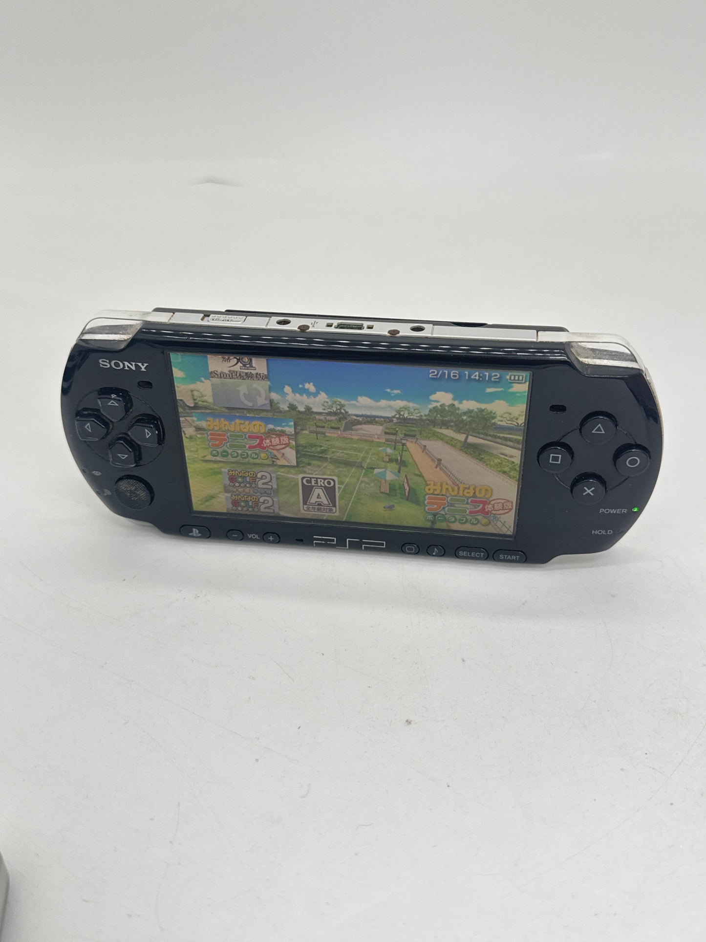 Sony PlayStation Portable PSP-3000 Piano Black Console #358 w/ 1GB Memory & Charger