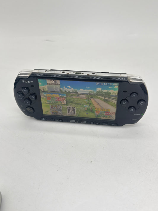 Sony PlayStation Portable PSP-3000 Piano Black Console #358 w/ 1GB Memory & Charger