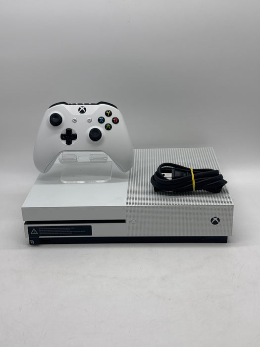 Microsoft Xbox One S 500GB White Console w/ Controller & Power Cable Used