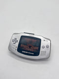Nintendo Game Boy Advance AGB-001 Silver Console #636 No Back Lid Yellowed Display AS IS image 1