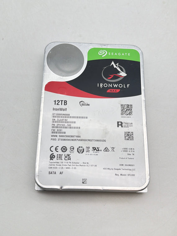 Seagate IronWolf 12TB 3.5" SATA NAS Hard Drives - Not Workin