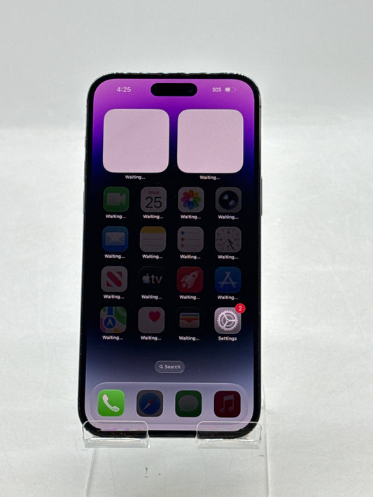 Unlocked Apple iPhone 14 Pro Max A2651 256GB Deep Purple 82% Battery Health Read!