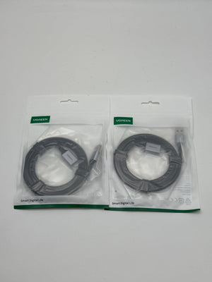 UGREEN USB 3.0 Extension Cable 3FT Male to Female 5Gbps Braided 2 Pack 10495P