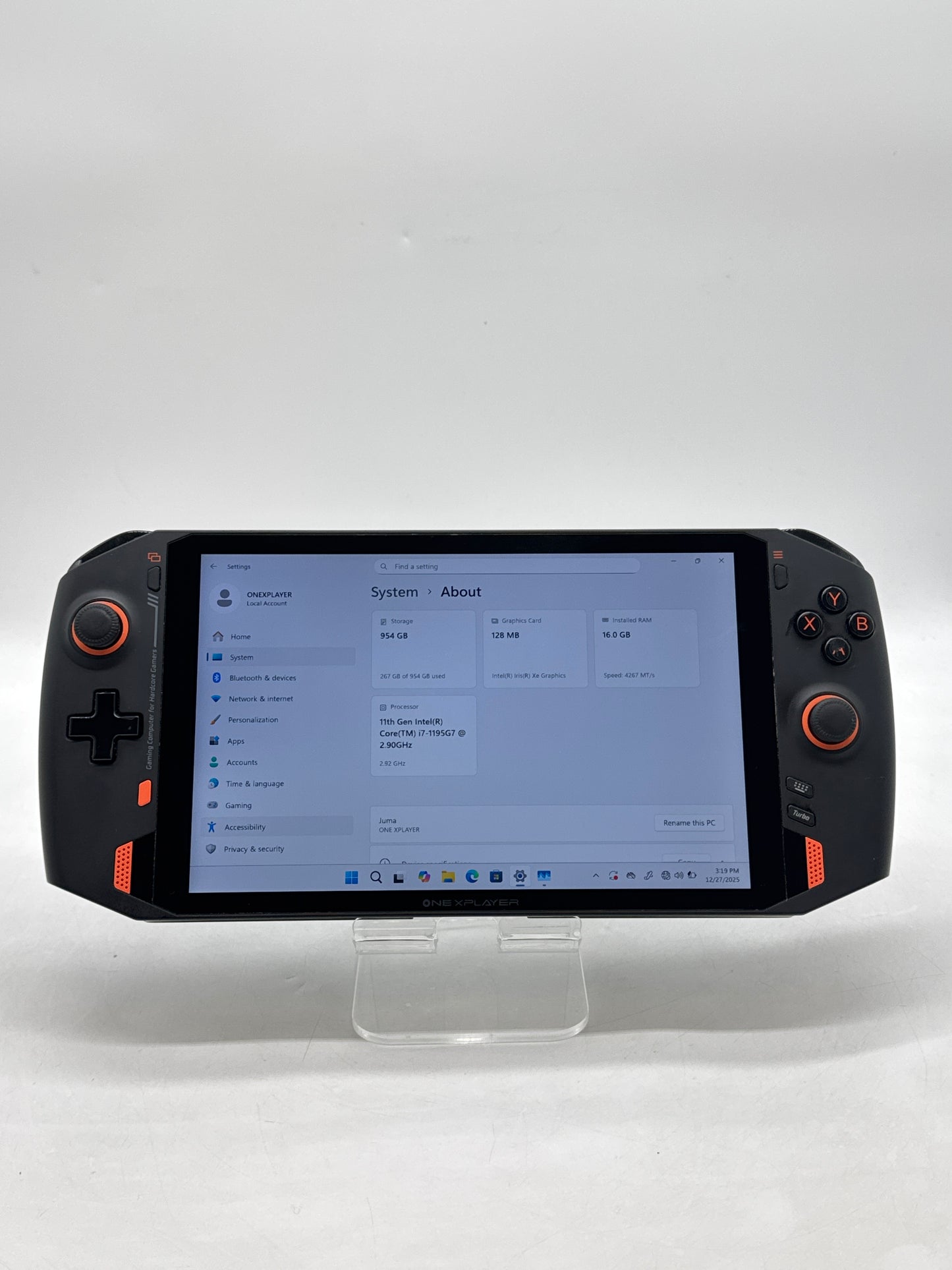 ONEXPLAYER 1S 8.4" Core i7-1195G7 2.90GHz 1TB SSD 16GB RAM Handheld Gaming PC