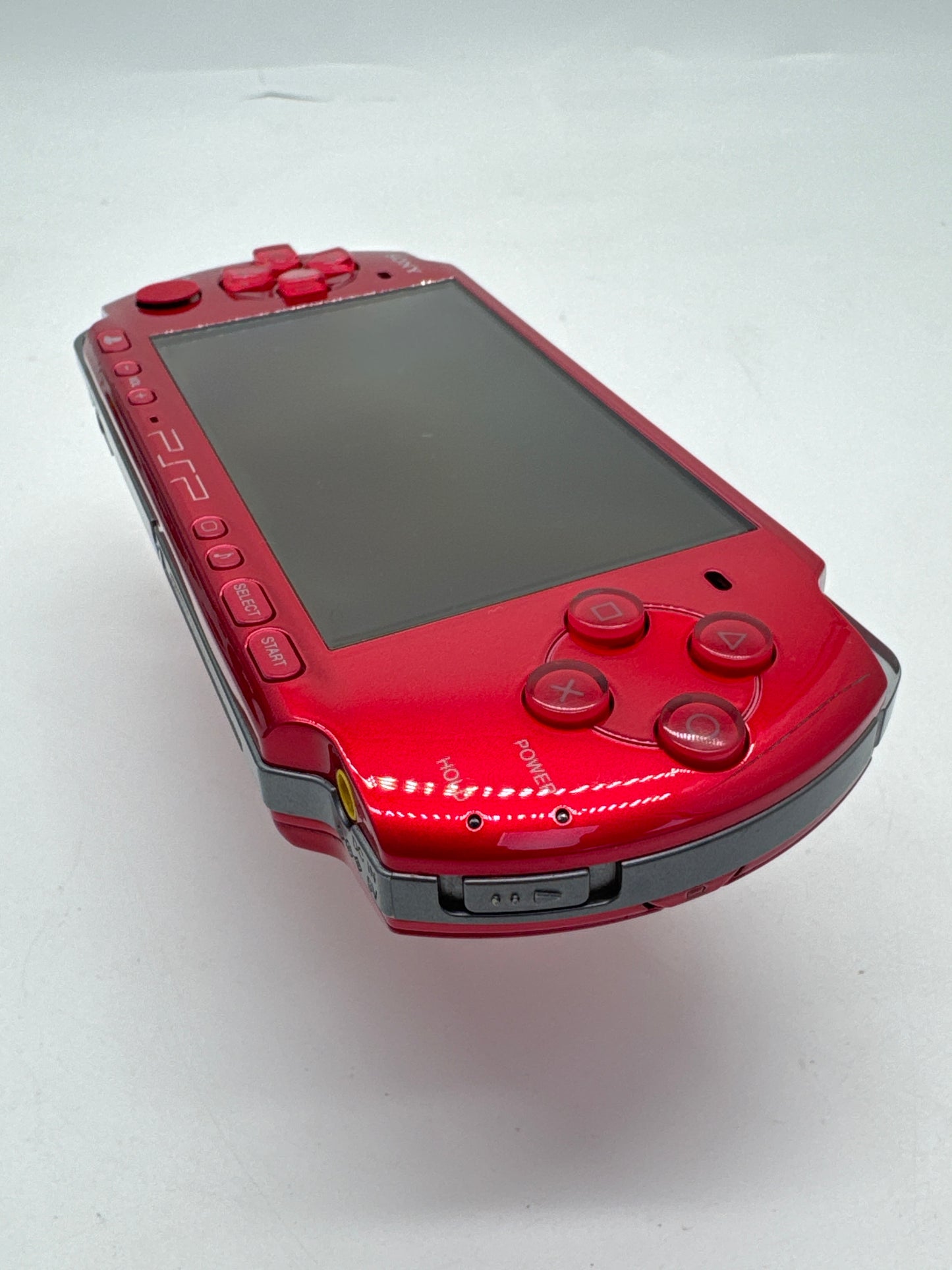 Sony PSP-3000 Red Console #256 w/2400mAh Battery & No Charger