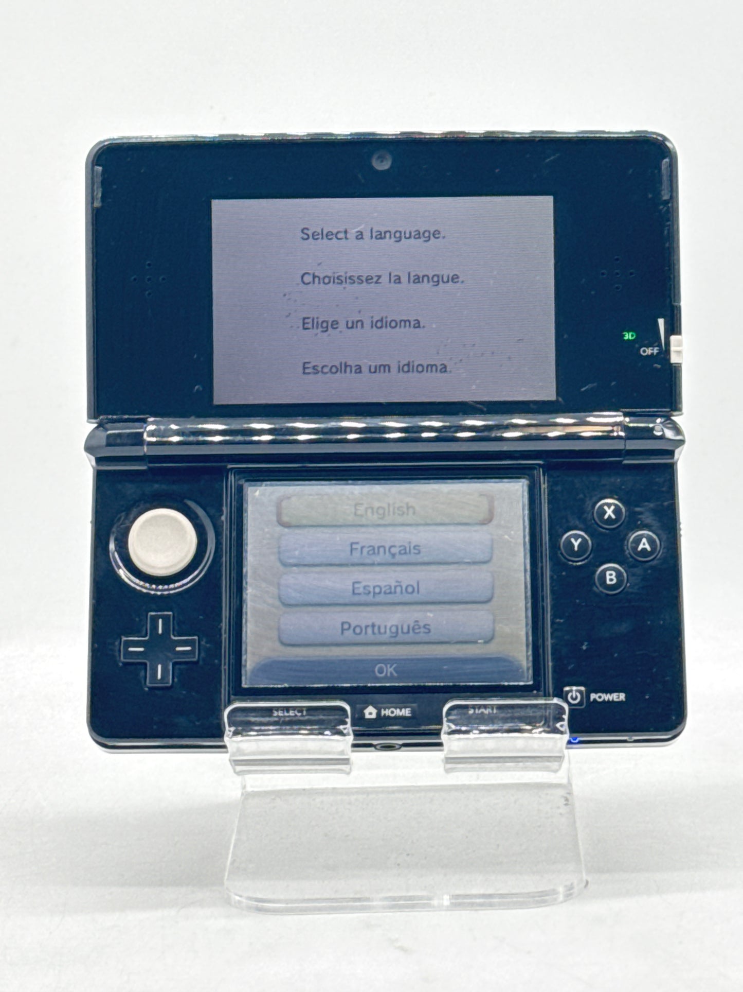 Nintendo 3DS Handheld Game Console CTR-001 (JPN) Black - Minor Screen Issue!