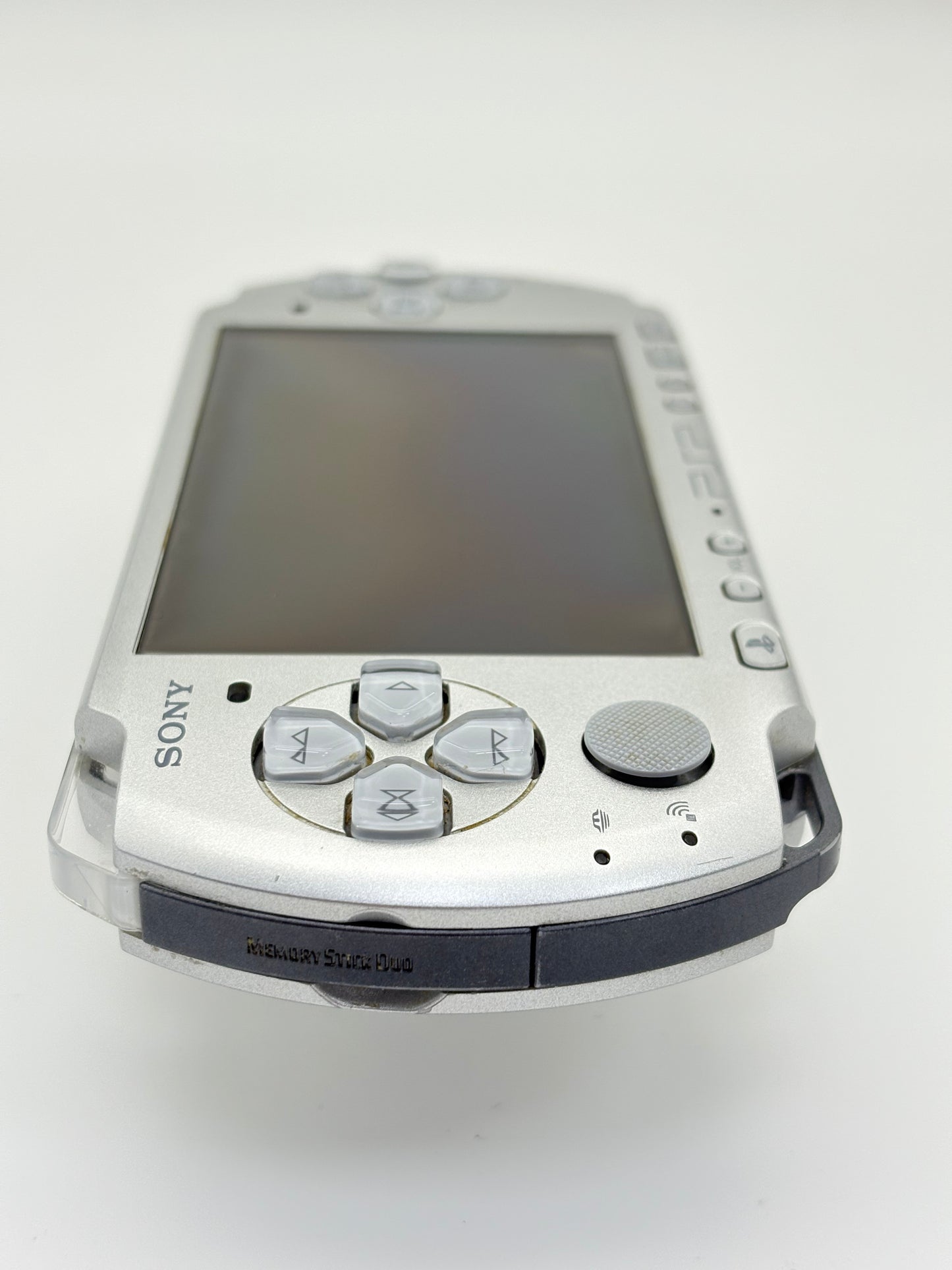 Sony PSP-3000 Silver Console #214 w/1200 mAh Battery