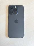 Unlocked Apple iPhone 15 Pro A2848 128GB Black 88% BH - Lines On screen image 6