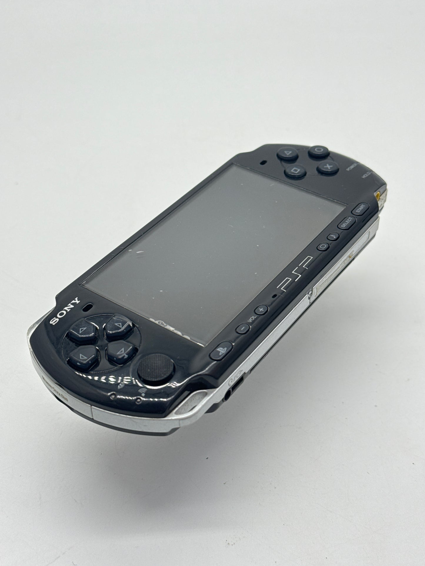 PlayStation Portable PSP-3000 Piano Black Console #663 w/ 2400mAh Battery - Noisy UMD