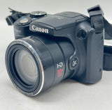 2012 Canon PowerShot SX500 IS 16MP 30x Zoom Black Digital Camera image 4