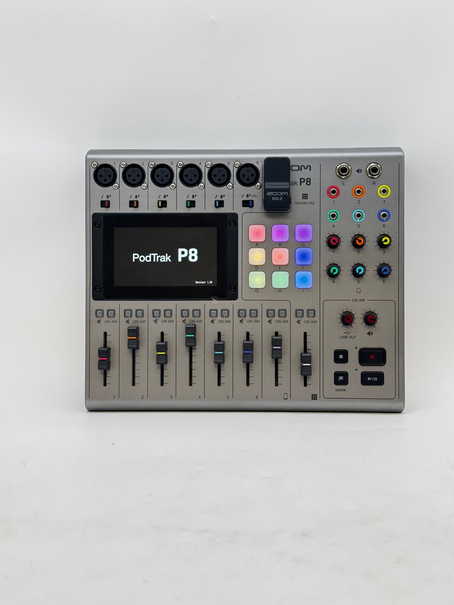 Zoom PodTrack P8 Pro Audio Equipment with 128GB SD Card and Zoom BT-2